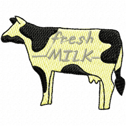 Cows Embroidery Design 11 Cows Embroidery Design 11